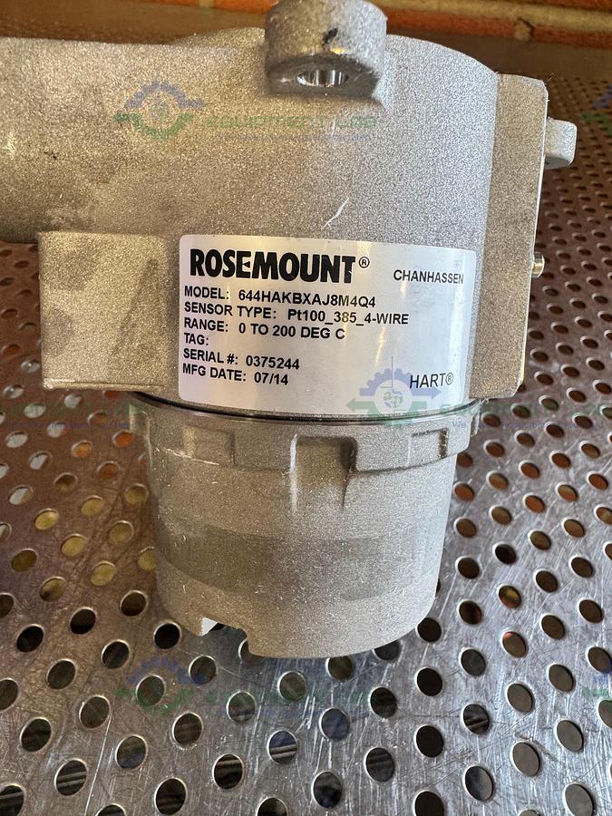 Used Rosemount 644HAKBXAJ8M4Q4 Digital Temperature Transmitter 0-200C