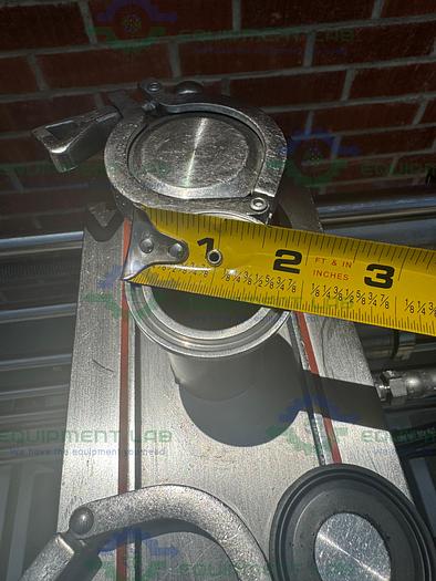 Used Millipore Stainless Steel Hydraulic Pellicon CUF-8 Filter Skid