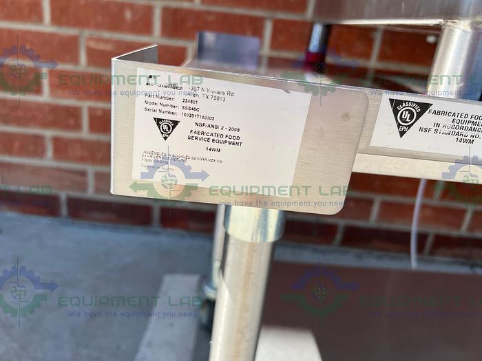 Used Freund Vector  Micro Granulator / Mixer System GMXB-LAB w/ 2 L Bowl Capacity