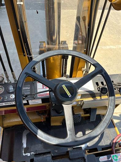 Used Caterpillar 5000# Electric Sit Down Forklift M50BLP / 495R Cushion Tires 120"