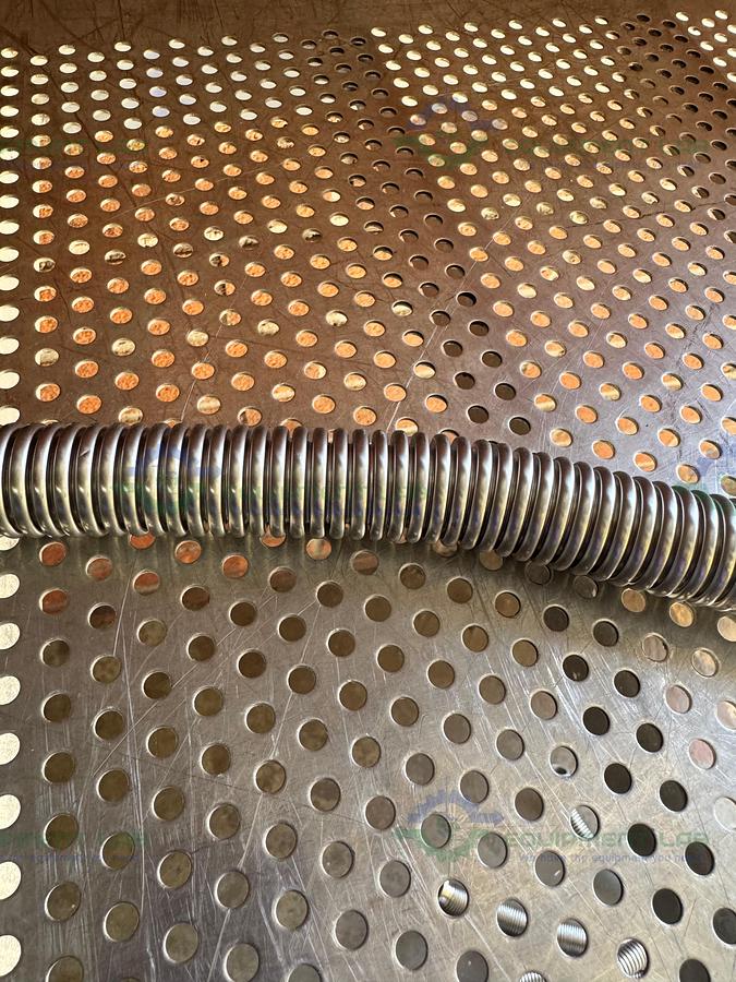 Used Stainless Steel Bellows Flexible Vacuum Hose 36" w/ KF 16 Fitting