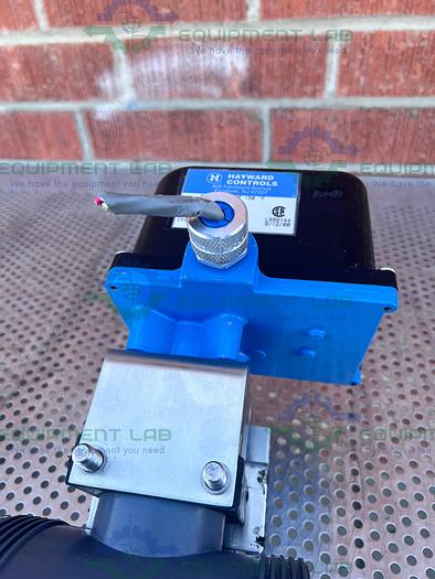 Used Hayward Controls  EVR6 D Solenoid Valve 115 V w/ Hayward 3" True Union Ball Valve