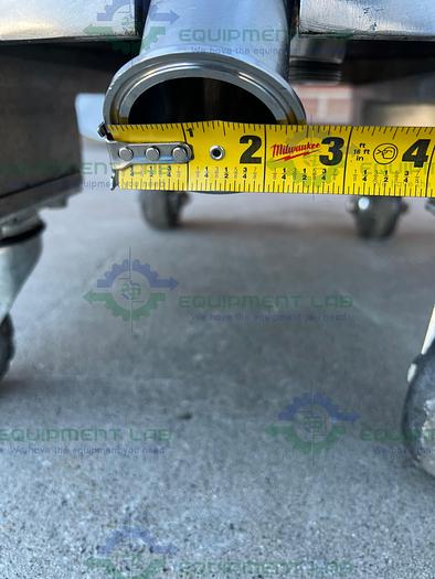 Used Ross M 40 Stainless Steel Single Shaft Mixer w/ Two 40 Gallon Tanks