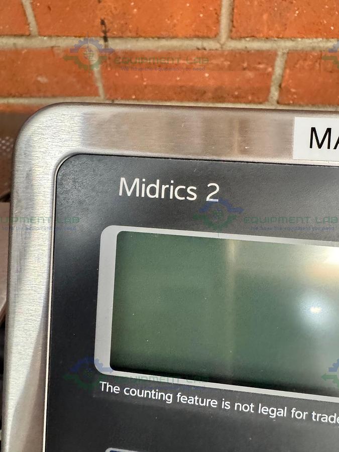 Used Minebea Intec CAPS1U-20CC-LU Stainless Steel Scale 10x10 w/ MIS2UR-V2, 30 LBS