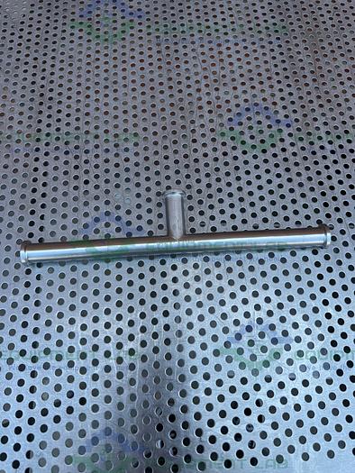 Used Lot of 4 - Unbranded 316 Stainless Steel Tee w/ 3/4" Sanitary Fitting