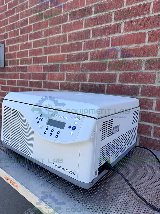Used Eppendorf 5920 R Refrigerated Centrifuge w/ S-4X Universal Rotor 4500 RPM