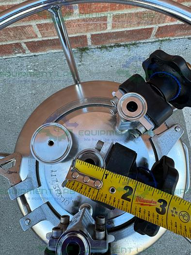 Used Alloy Products 10 Liter Stainless Steel Process / Pressure Vessel 40 PSI