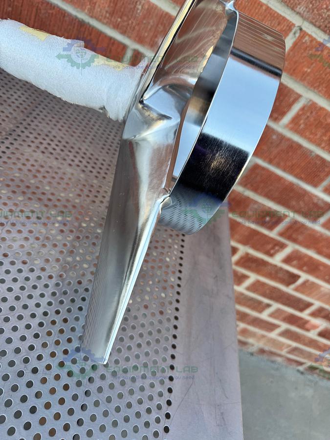 SPX Stainless Steel Mixing Tank Impeller 100" x 14" x 1.5" w/ Flange Fitting