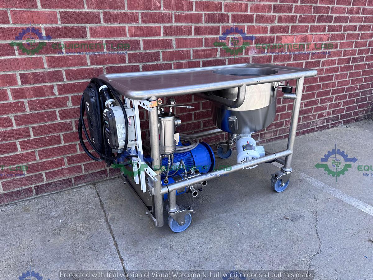 Used IKA CMX 2000/05 Stainless Steel Inline Granulator, Inline Solid & Liquid Mixer