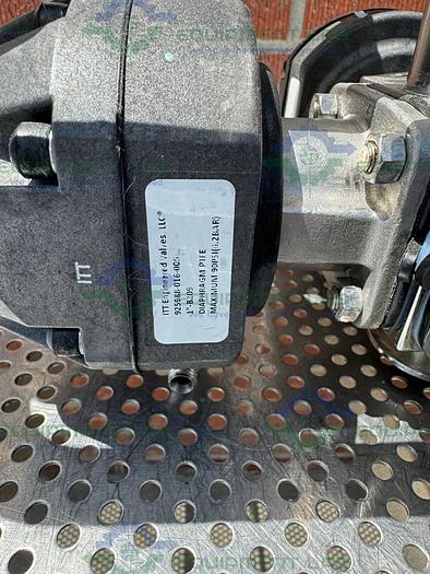 Used 4 ITT Pure Flo Advantage Stainless Steel Diaphragm Valve w/ 1" Sanitary Fitting