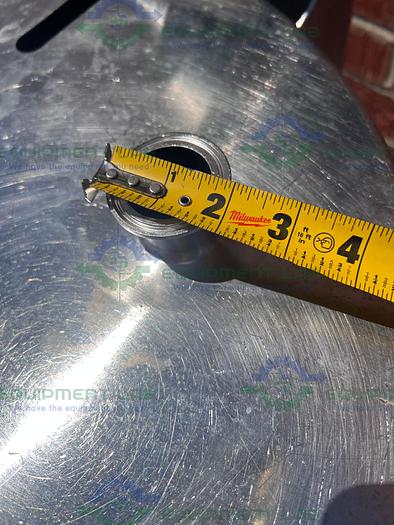 Used Stainless Steel  250 Liter Mixing Tank w/ Top Mixer 1/4 HP