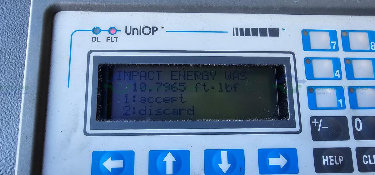 Used Atlas Polymer Evaluation DDI/TE Dart Drop Impact Tester 115 V, 1PH