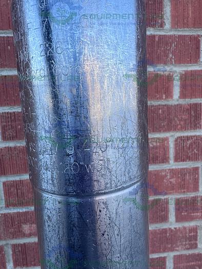 Used Allegheny Bradford F-777401 Stainless Steel Cartridge Filter Housing