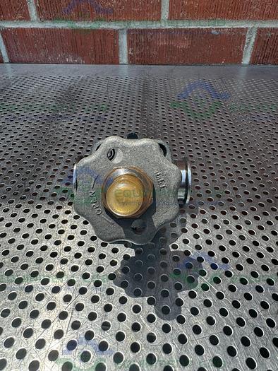Used ITT / Grinnell 316L Stainless Steel Diaphragm Valve w/ 1" Sanitary Fitting CF3M
