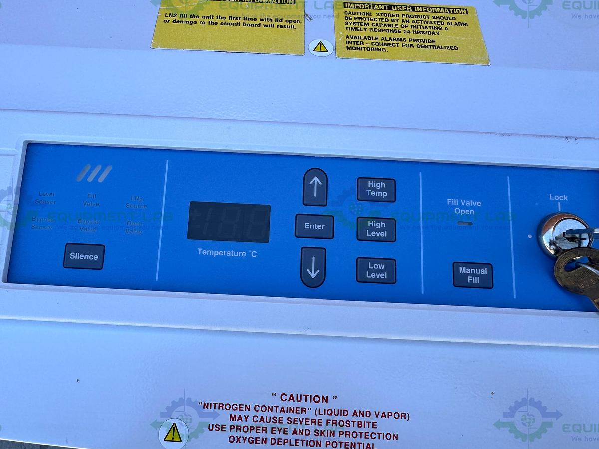 Used Thermo 7402 CryoPlus 2 Autofill Cryogenic Storage 100-120V