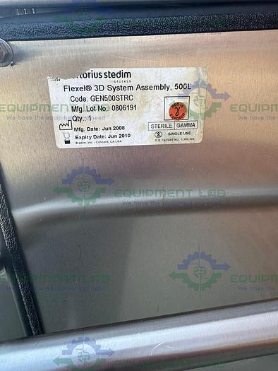 Used ConeCraft / Sartorius Stainless Steel 500 L Flexel 3D System Assembly Palletank