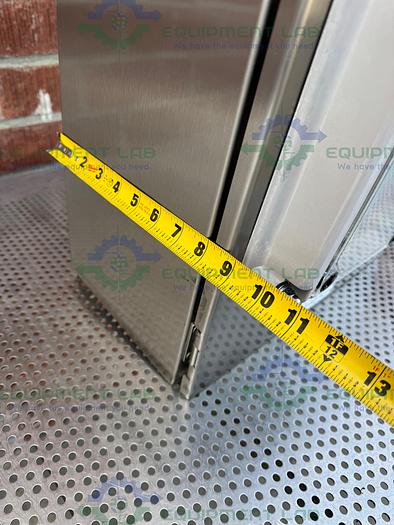 Used Hoffman Stainless Steel Standard Enclosure 17.5" x 11" x 22" w/ Heat Sink