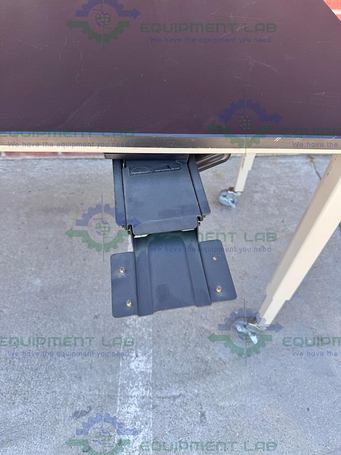 Used Unbranded Adjustable  Science Table with Wheels-30" W x 62" L