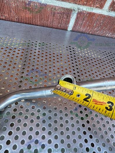 Used ITT Pure Flo .75-316L- RA20MAX 4 Way Diaphragm Valve w/ 3/4" Sanitary Fitting