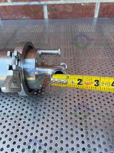 Used Allegheny Bradford 6.2 Liter Stainless Steel Filter Housing 150 PSI