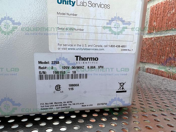 Used Thermo Scientific  2253 Dual Water Bath 5L and 10L  99.9 °C
