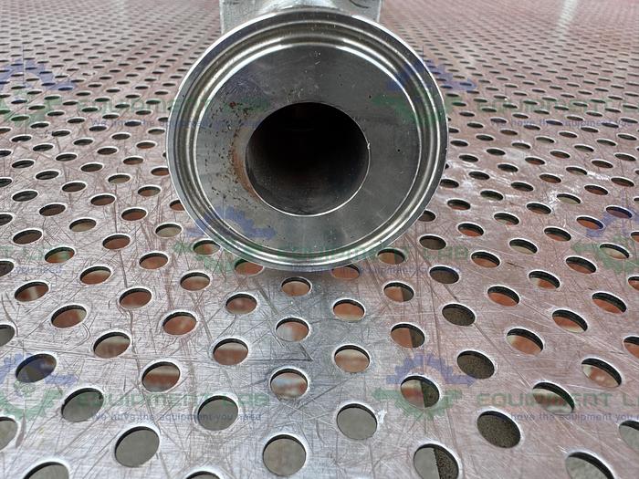 Used SVF -F. C. I. SB76666ATETO Ball Valve 1500 PSI w/ 1" Sanitary Fitting to Pipe