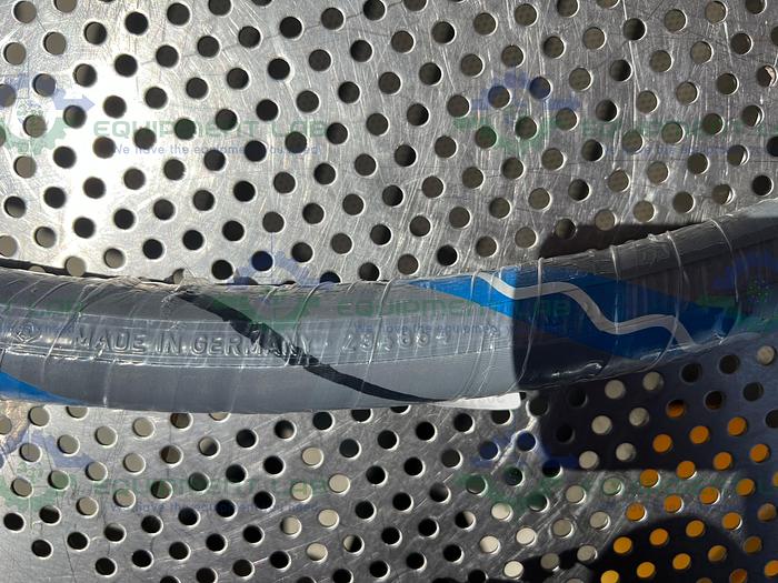 Used Alfa Laval PCS25 ELAFLEX Universal Hose Polypal Clean 60" w/ 1" Sanitary Fitting