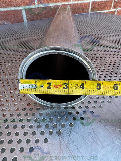 Used Allegheny Bradford 6.2 Liter Stainless Steel Filter Housing 150 PSIG