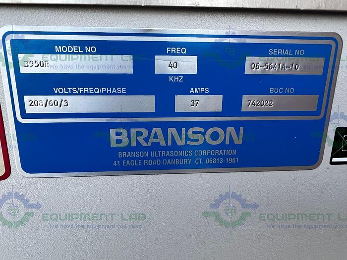 Used Branson  B950R Automatic Ultrasonic Vapor Degreaser