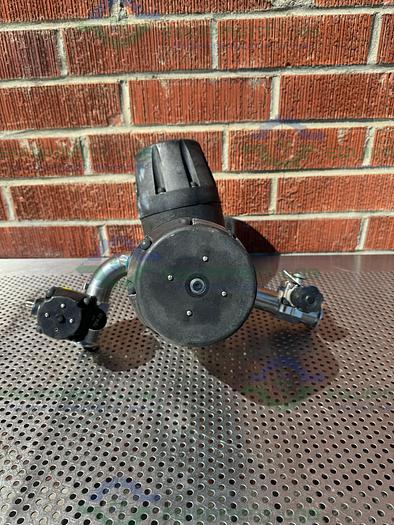 Used 4 ITT Pure-Flo Stainless Steel Diaphragm Valves w/ 1.5" to 1/2" Sanitary Fitting