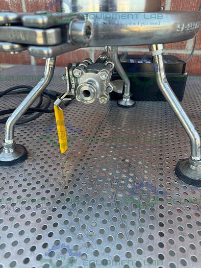 Used Pope 5 Liter Jacketed Stainless Steel Nutsche Filter w/ Mixer, 1/17 HP Motor