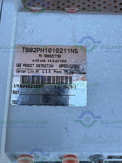 Used ABB TB82PH101021 1NS pH / ORP / pION Transmitter w/ Mettle Toledo pH Sensor