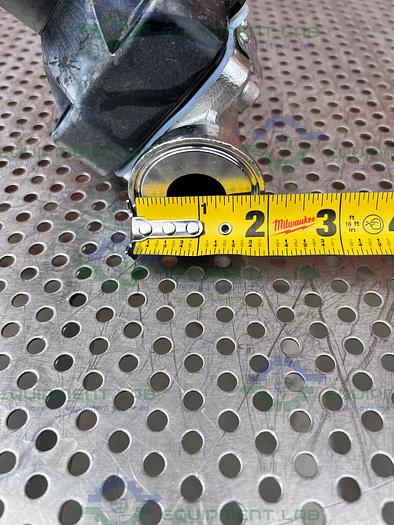 Used ITT Pure Flo 1-F-419-6-4-TM-963S-CWP150 Diaphragm Valve w/ 1" Sanitary Fitting