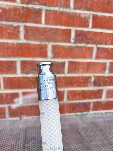 Used Saint Gobain SBP 0750 Pure Fit 96" Hose w/ 3/4" to 1 1/2" Sanitary Fitting 90PSI