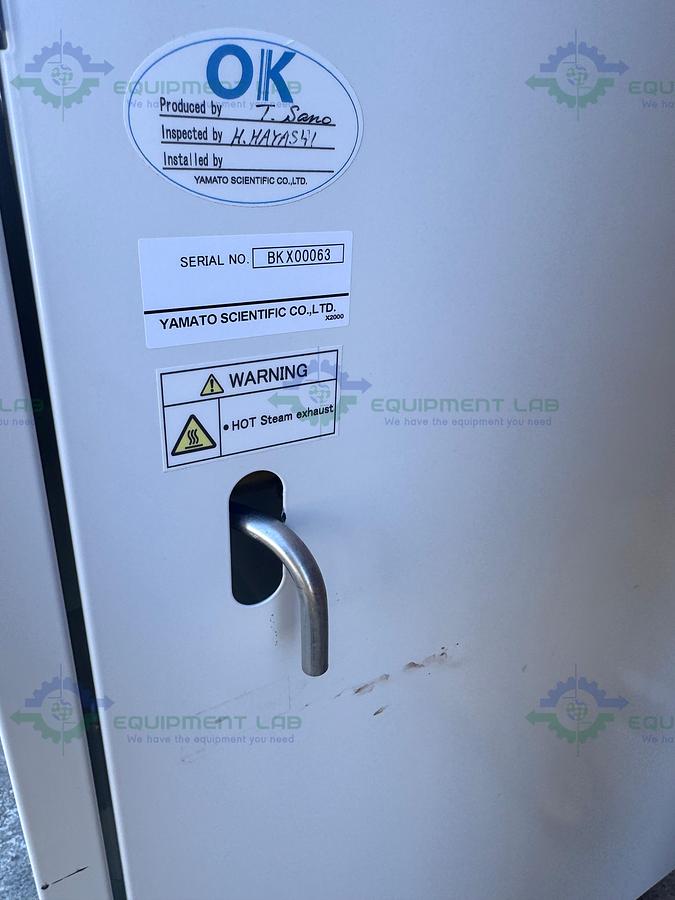 Used Yamato SM501 Standard Laboratory Use Autoclave / Sterilizer with Dryer 47L, 115V