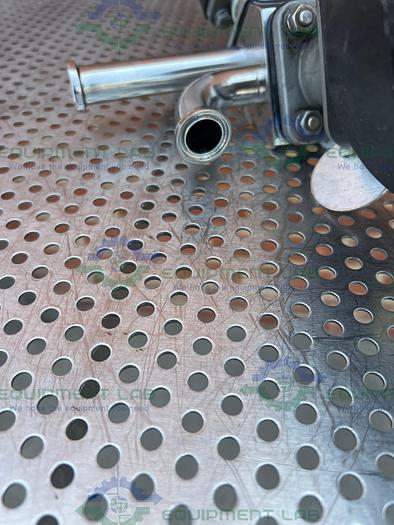 Used Lot of 2 - ITT Pure Flo 9920 Diaphragm Valve 90 PSI w/ 3- Way 3/4" Sanitary Fittings