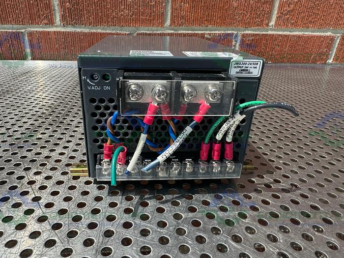 Used Densei Lambda JWS300-24/508 Power Supply 24V, 100-240 VAC, 4.4A