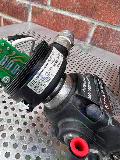 Used 5 ITT Advantage  Stainless Steel Diaphragm Valves w/ Valve Positioner