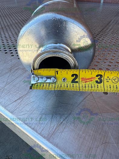 Used Allegheny Bradford 6.2 Liter Stainless Steel Filter Housing 150 PSI