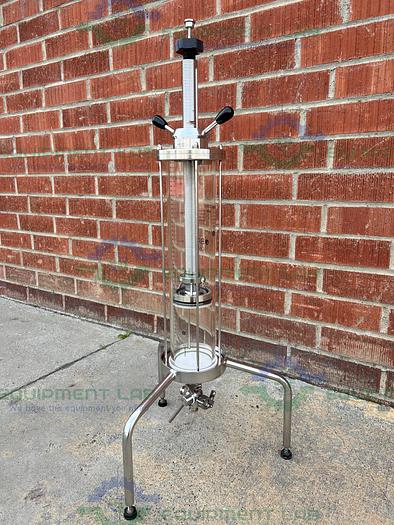 Used Cytiva / GE / Pharmacia BPG 100 / 500 Chromatography Column 4L w/ 4-way Valve