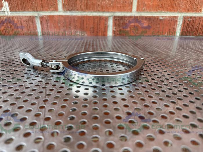 Used Stainless Steel  Heavy Duty Clap w/ 5" OD