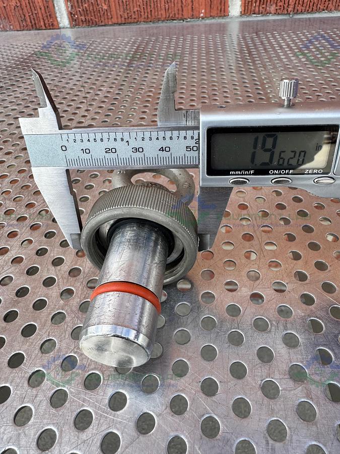 Used Mettler Toledo 007641047 Stainless Steel Reactor Probe Sensor Housing