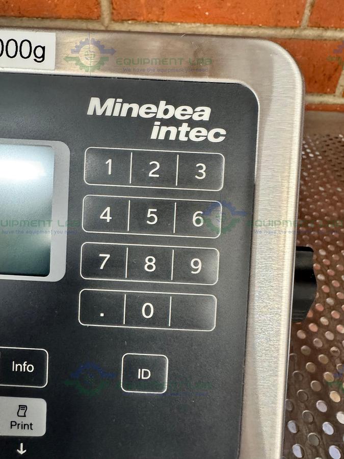 Used Minebea Intec CAPS1U-20CC-LU Stainless Steel Scale 10x10 w/ MIS2UR-V2, 30 LBS