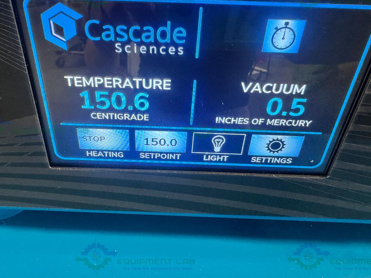 Used Cascade CVO-5 Double Up Vacuum Oven 14.4C to 150C, 4.5 Cu. Ft with Shelves