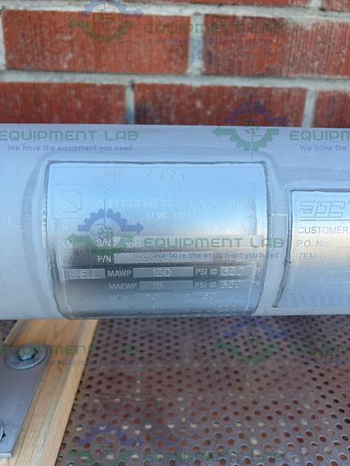 Allegheny Bradford 316L Stainless Steel U - Tube Style Heat Exchanger 10" x 92"