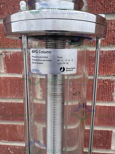 Used Cytiva / GE / Pharmacia BPG 100 / 500 Chromatography Column 4L