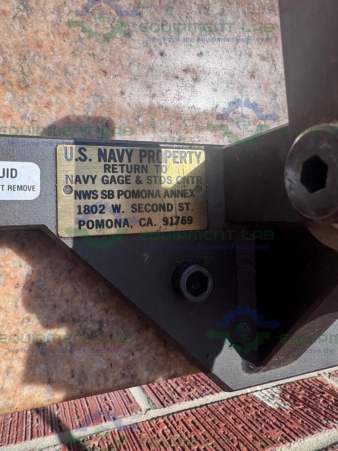 Used Starrett Grade B Toolroom Granite 24"x36"x6" w/ Compression Tester, Meteorology