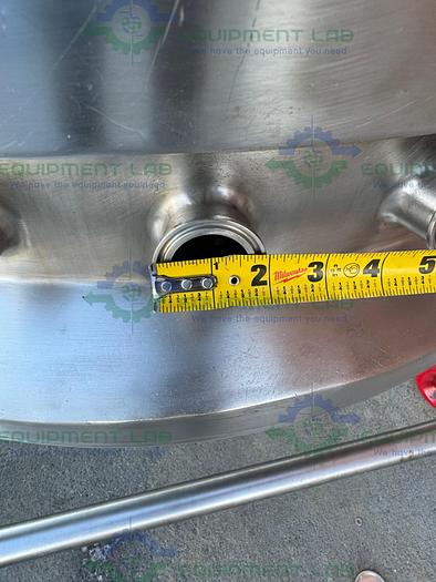 Used DCI 800 Liter Stainless Steel Jacketed Reactor 45 PSI w/ 0.5 HP Mixer