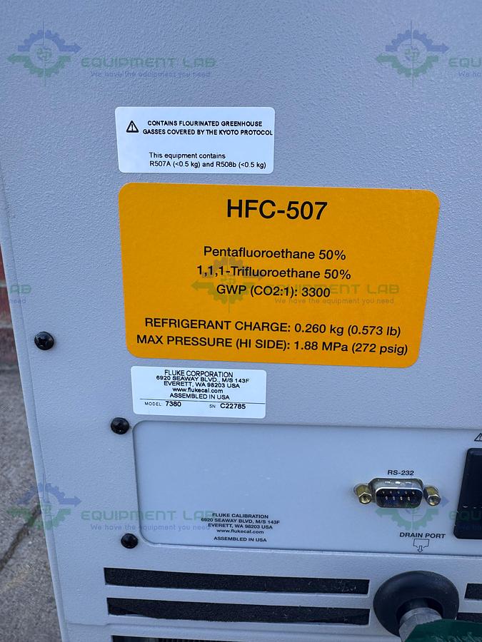 Used Fluke 7380 Ultra Low Temperature High Precision Circulating Bath -80 to 100°C