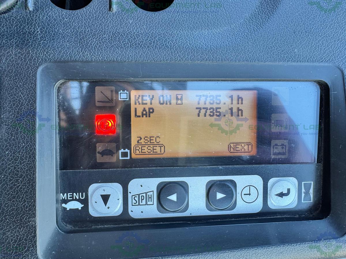 Used Toyota 8FBCU25 Electric Forklift 5000 lbs Capacity 4 Stage Mast w/ Charger